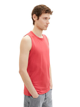 Tom Tailor Tank Top 1037261 Crvena Regular Fit