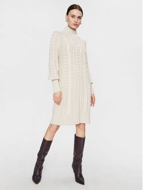 JOOP! JOOP! Trikotažinė suknelė 30038701 Balta Loose Fit