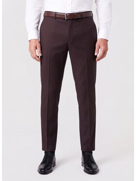 Pako Lorente Pako Lorente Spodnie garniturowe P26WP-6G-005 Bordowy Slim Fit