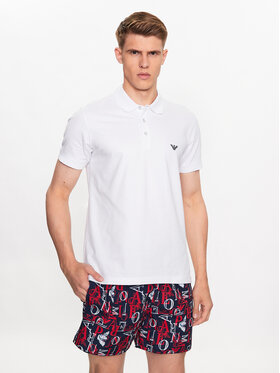 Emporio Armani Emporio Armani Tricou polo 211804 3R461 00010 Alb Regular Fit