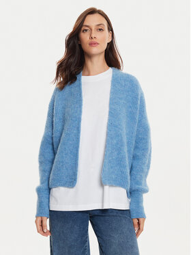 American Vintage American Vintage Cardigan EAST19AH24 Blu Loose Fit