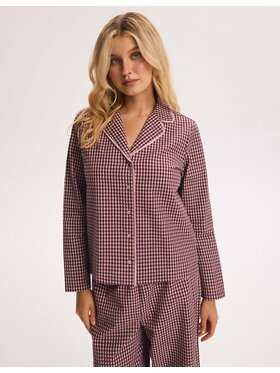 Esotiq Esotiq Piżama 45917 Brązowy Regular Fit