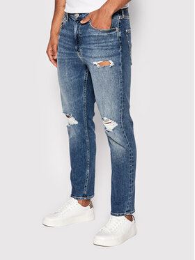 Calvin Klein Jeans Calvin Klein Jeans Jeans hlače J30J321116 Modra Regular Fit
