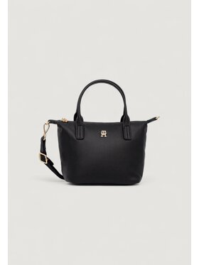 Tommy Hilfiger Tommy Hilfiger Σάκος POPETTE SOFT MINI TOTE Μαύρο