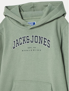 Jack&Jones Junior Majica Dugih Rukava Caleb 12259564 Zelena Relaxed Fit