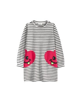 Coccodrillo Coccodrillo Sukienka codzienna ZC6129103SGK-021 Czarny Regular Fit