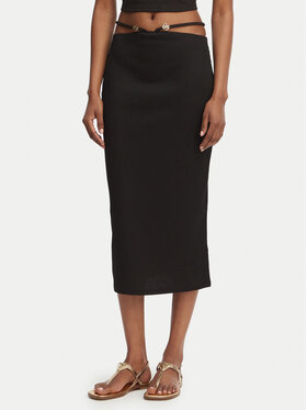 Guess Guess Fustă tip creion E6GD04 KG322 Negru Slim Fit
