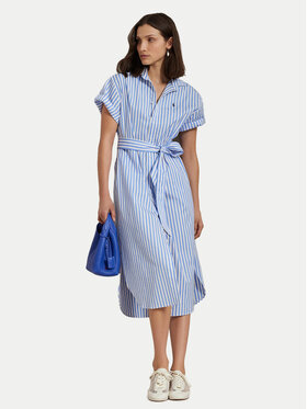 Polo Ralph Lauren Polo Ralph Lauren Φόρεμα πουκάμισο 211959911001 Μπλε Regular Fit