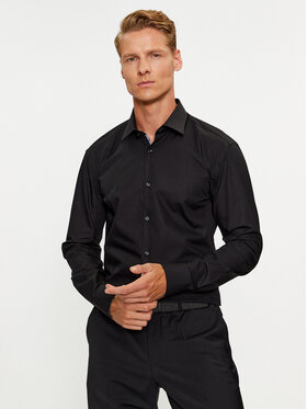 HUGO Hugo Cămașă Koey 50494513 Negru Slim Fit