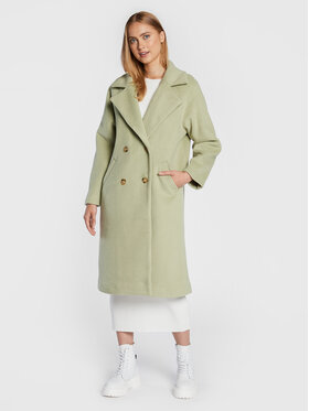 Glamorous Glamorous Демісезонний плащ KA6826A Зелений Regular Fit