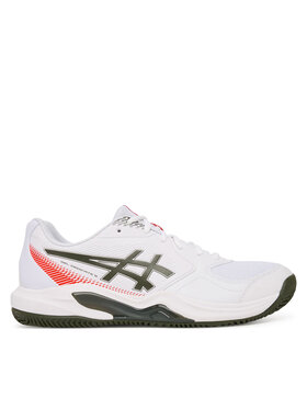 Asics Asics Buty do tenisa Gel-Dedicate 9 Clay 1041A547 Biały