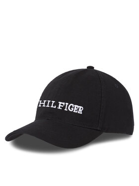 Tommy Hilfiger Tommy Hilfiger Cap Th Monotype Soft 6 Panel Cap AM0AM12154 Schwarz