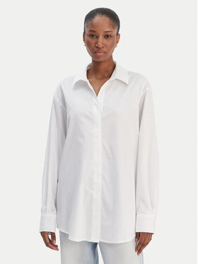 Guess Guess Camicia W6RH57 WAF10 Bianco Oversize