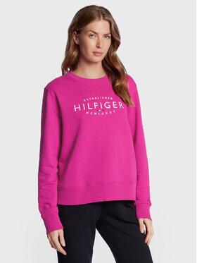 Tommy Hilfiger Tommy Hilfiger Bluza WW0WW35978 Różowy Relaxed Fit