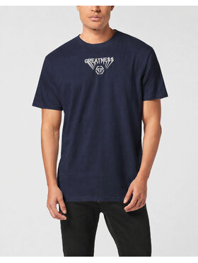 PHILIPP PLEIN PHILIPP PLEIN Tričko 26263 Tmavomodrá Regular Fit