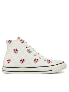 Converse Converse Scarpe da ginnastica Chuck Taylor All Star Vintage Embroidery A12635C Bianco