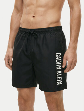 Calvin Klein Swimwear Calvin Klein Swimwear Pantaloni scurți pentru înot LV00N61047 Negru Regular Fit