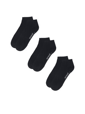 Sprandi Sprandi Set od 3 para niskih ženskih čarapa 0WB-001-AW23 (3-pack) Crna