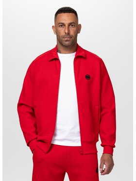 PITBULL PITBULL Bluza CHARGER SMALL LOGO Czerwony Regular Fit