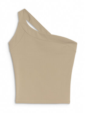 4F 4F Tank top INFLUENCER Beżowy Slim Fit