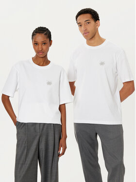 Filling Pieces Filling Pieces T-shirt Unisex Embroidered Knot 7449986 Bijela Regular Fit