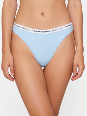 Tommy Hilfiger Tommy Hilfiger Бикини тип прашка UW0UW05875 Светлосин