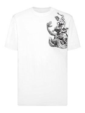 PHILIPP PLEIN PHILIPP PLEIN T-Shirt 9421 Biały Regular Fit