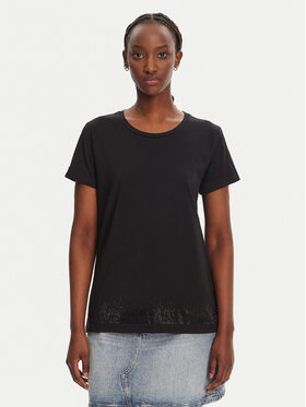 Liu Jo Sport Liu Jo Sport T-shirt TA5180 JS923 Crna Regular Fit