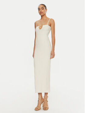 JACQUEMUS JACQUEMUS Kötött ruha 24E241KN358-2355 Fehér Regular Fit