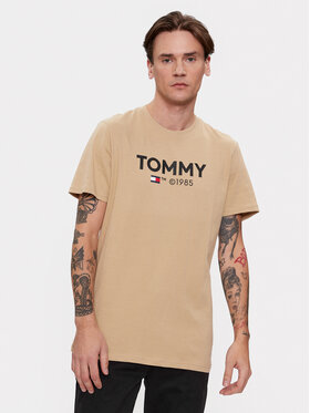 Tommy Jeans Tommy Jeans Tricou Essential DM0DM18264 Bej Slim Fit