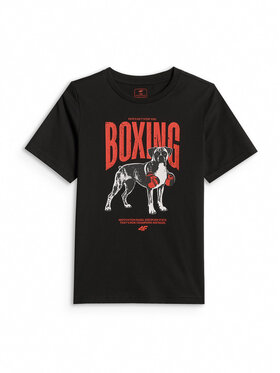 4F 4F T-Shirt STREET SPORT Czarny Regular Fit