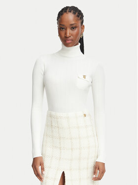 Elisabetta Franchi Elisabetta Franchi Поло MK-05B-66E2-V350 Бял Slim Fit