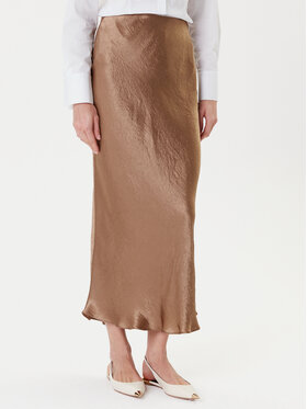 Marella Marella Gonna midi Pomez 2525106041 Marrone Regular Fit