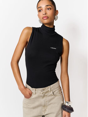 La Mania La Mania Top ELYSIA Czarny Basic Fit