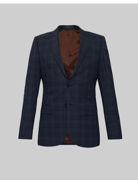 Borgio Borgio Marynarka carlopoli Granatowy Slim Fit