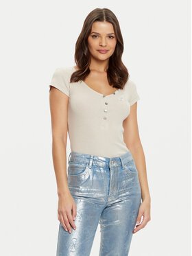 Guess Guess T-Shirt W4RP47 K1814 Šedá Regular Fit