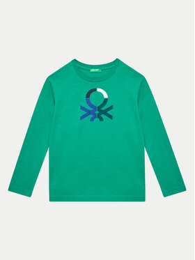 United Colors Of Benetton United Colors Of Benetton Блуза 3I1XC10JN Зелен Regular Fit