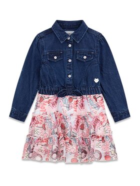 Guess Kids Guess Kids Každodenní šaty 183396 Modrá Classic Fit