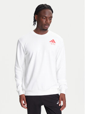 adidas adidas Bluza Food Noodle Graphic JW4347 Biały Regular Fit