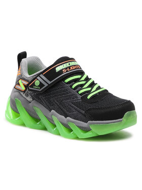 Skechers Skechers Sneakersy S Lights 400130L/BKLM Czarny