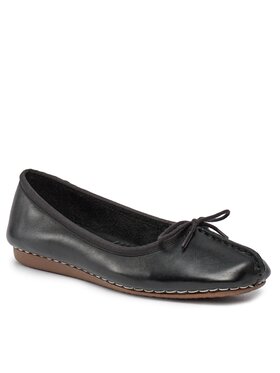 Clarks Clarks Baleríny Freckle Ice 203529294 Čierna