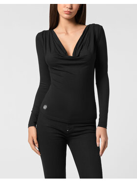 PHILIPP PLEIN PHILIPP PLEIN Bluza 26469 Czarny Regular Fit