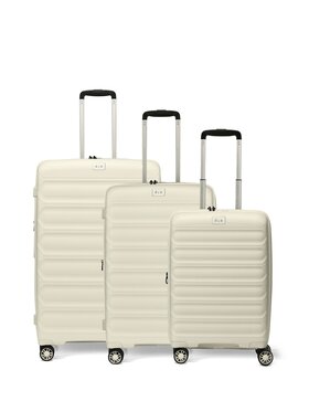 D&N D&N Komplet walizek 326989 Biały
