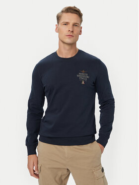 Aeronautica Militare Aeronautica Militare Majica z dolgimi rokavi 262TS2574UJ00703 Mornarsko modra Regular Fit