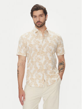 Pierre Cardin Pierre Cardin Koszula C6 45017.0484 Beżowy Modern Fit