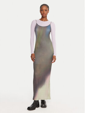 Desigual Desigual Každodenné šaty Janis 25WWVK13 Farebná Slim Fit