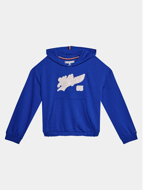 Tommy Hilfiger Tommy Hilfiger Felpa Hilfiger Script Hoodie KG0KG07721 Blu Regular Fit