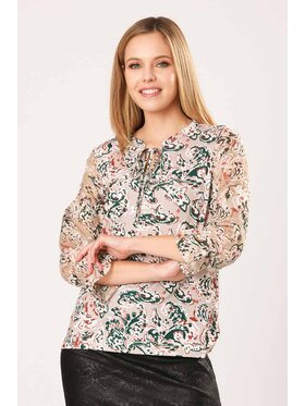 QUIOSQUE QUIOSQUE Halenka APOSTROPHE BLOUSE Béžová Regular Fit