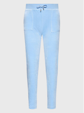 Juicy Couture Juicy Couture Spodnie dresowe Del Ray JCAP180 Niebieski Straight Fit