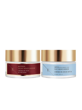 Erthskin London Erthskin London Krem nawilżający na noc Retinol + krem ​​na dzień z kwasem hialuronowym SPF Krem na dzień i na noc